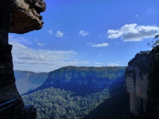 The blue haze in all these pictures is caused by vapour rising from the thousands of blue gum eucalyptus in the sun