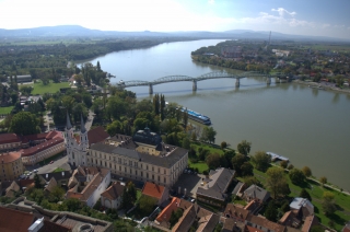 From Esztergom Basilica - Hungary on the left, Slovakia the right