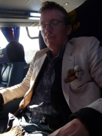 Birthday treat - a bus with seats comfy enough to sleep in