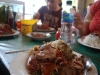 Food on Bali came in all varieties, from refined resort dining to the spicy offerings of the local warungs, like this babi guling (suckling pig)