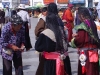Beggar and ladies