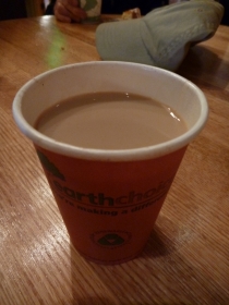 This is a cappuccino. Honestly, if you want a cappuccino in Yellowstone this is it