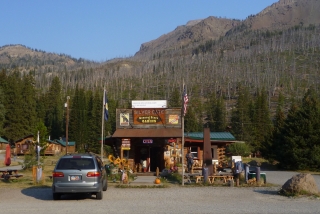 Silvergate Cabins and Store, back of beyond, Montana
