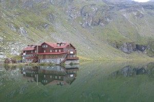 Lake Balea in the mountains
